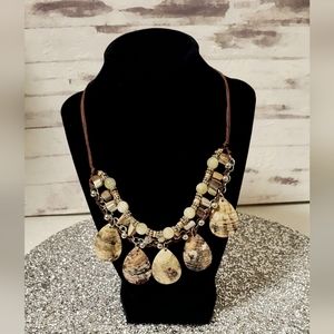 💕 Pearls, Shells and Beads Necklace